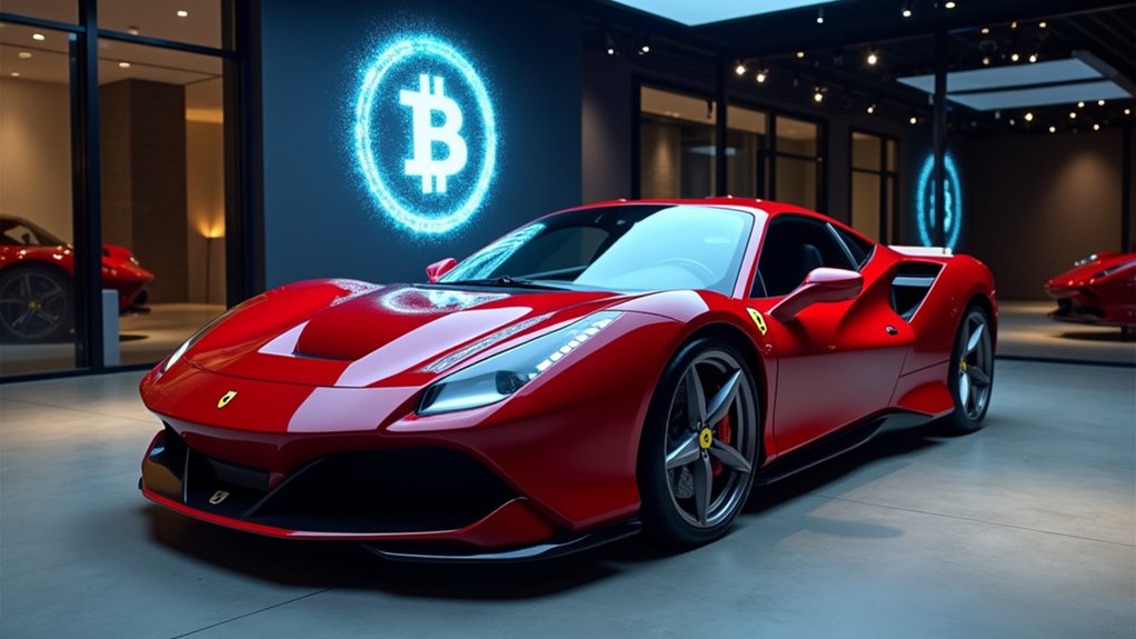 crypto powered luxury supercar purchasing