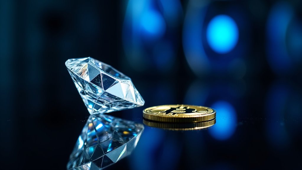 diamond meets cryptocurrency