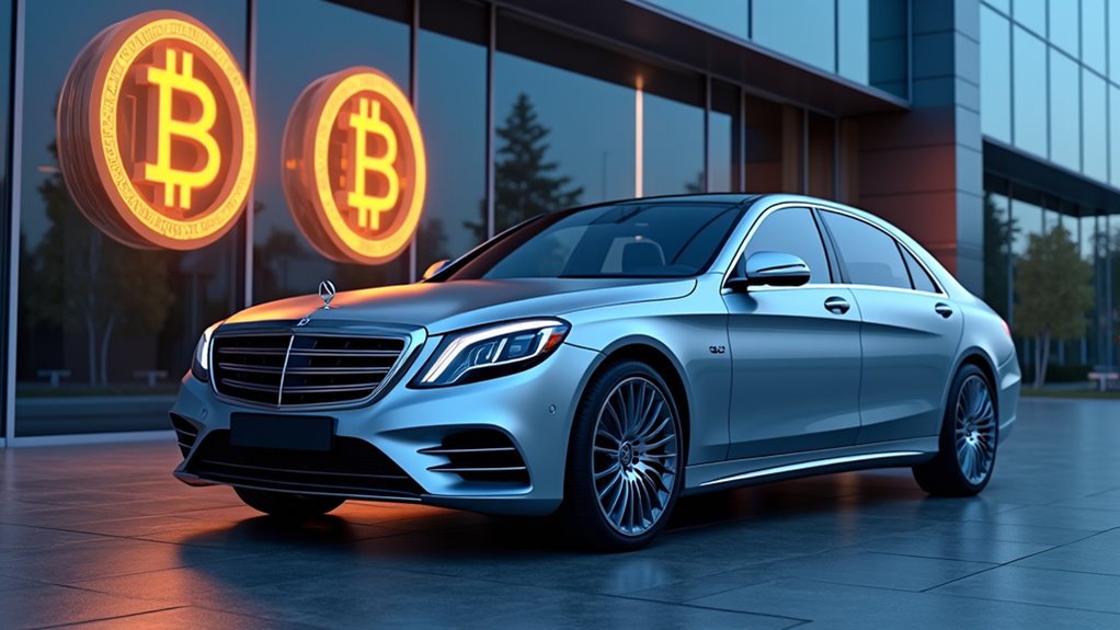 luxury cars embracing cryptocurrency transactions